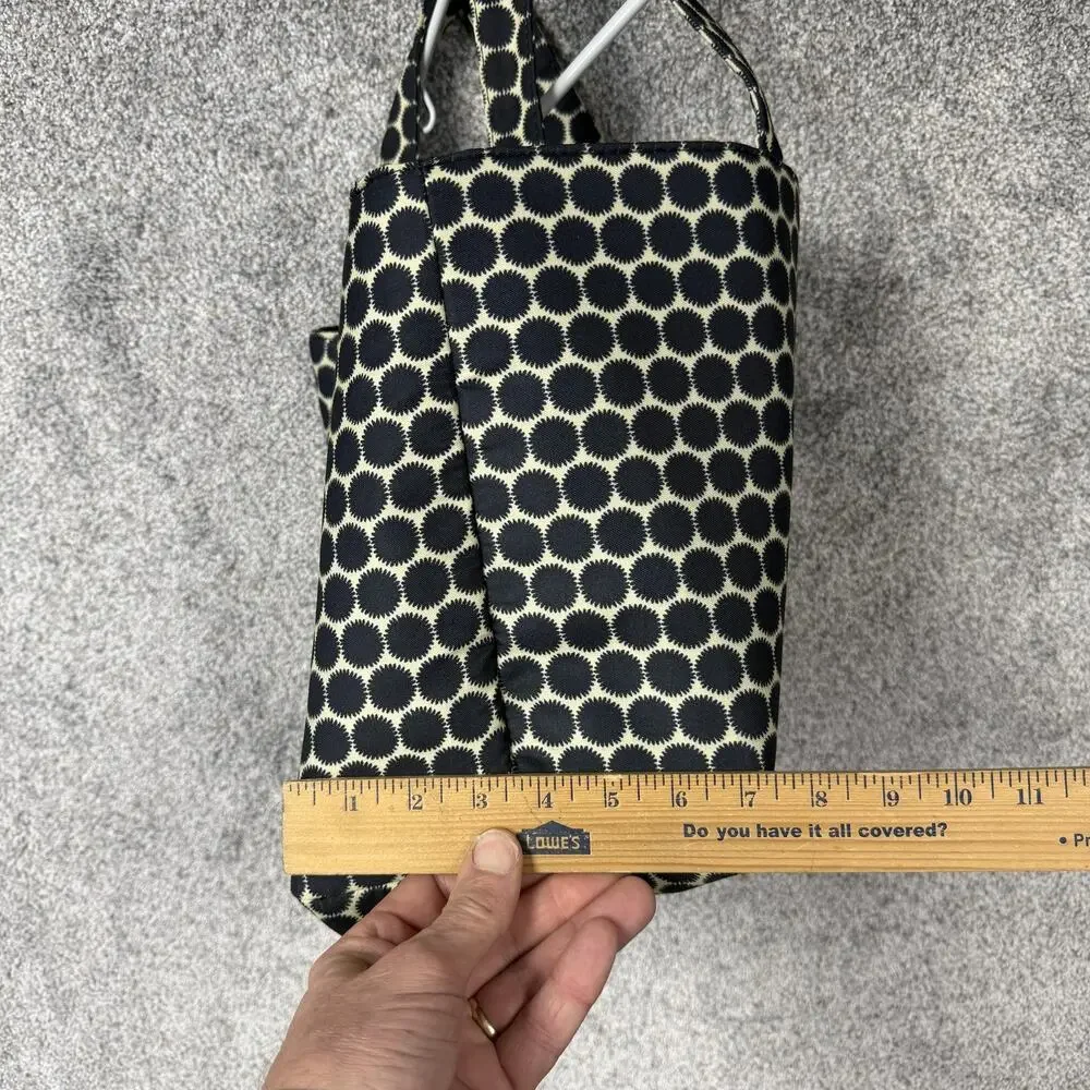 Perry Ellis Shoulder Tote Bag 11x18.5 Corporate Dropout Mod Travel Tech Noir